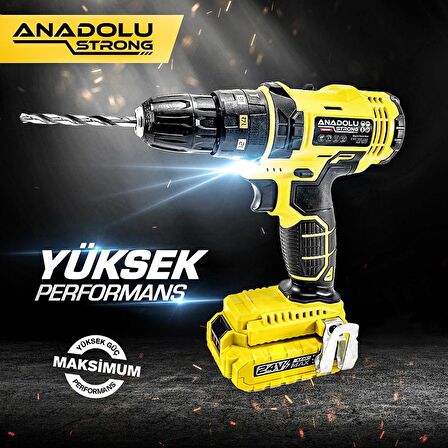 ANS1069-S 24 Volt Sarı Matkap Seti